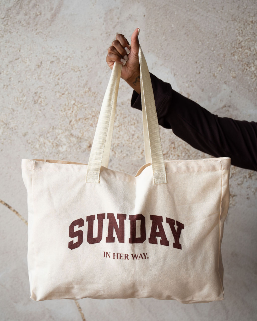 In her bag, in every way.